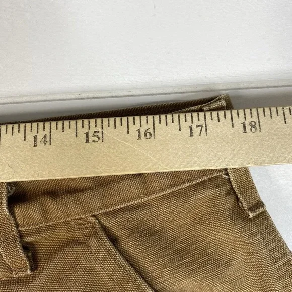 Vintage Carhartt B11 BRN Carpenter Pants‎ Mens SZ 36x32 Canvas Union Made In USA - Picture 10 of 16
